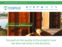 Tablet Screenshot of casastropical.com.br